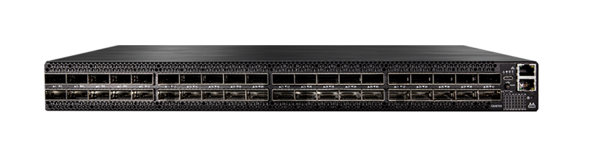 NVIDIA MSN4600-CS2FC Spectrum-3 Based 100GbE 2U Open Ethernet Switch with Cumulus plies, x86 CPU, Standard Depth, P2C Airflow, Rail KitLinux, 64
