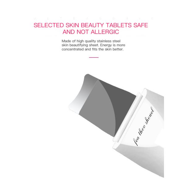 Electricity Ultrasonic Blackhead Remover Deep Face Cleaning Machine Skin Scrubber CE