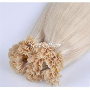 Quality Professional Full Cuticles Pre Bonded U Tip Hair Extensions Nail Hair for sale