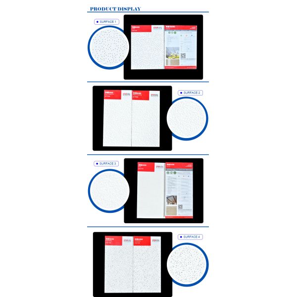 Modern Design USG BORAL False Ceiling Mineral Wool Board With Powder Coating
