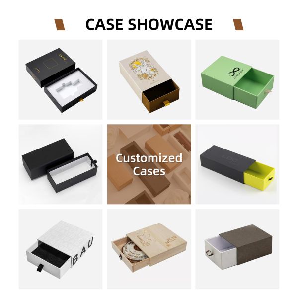 Removable Velvet Tray Insert Wooden Jewelry Box for Rings Bracelets and Watches Coated Paper Custom Logo