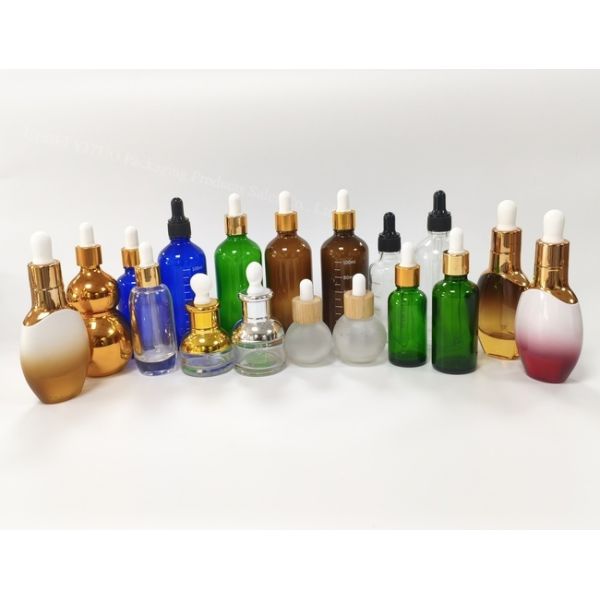 Bulk 30ml Dropper Bottle Clear Round Transparent Color Leak Proof