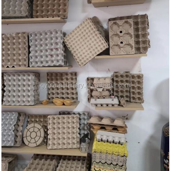 2.8m*1.7m*1.8m Waste Carton Wine Glass Holder Tray Machine for Durable Paper Products