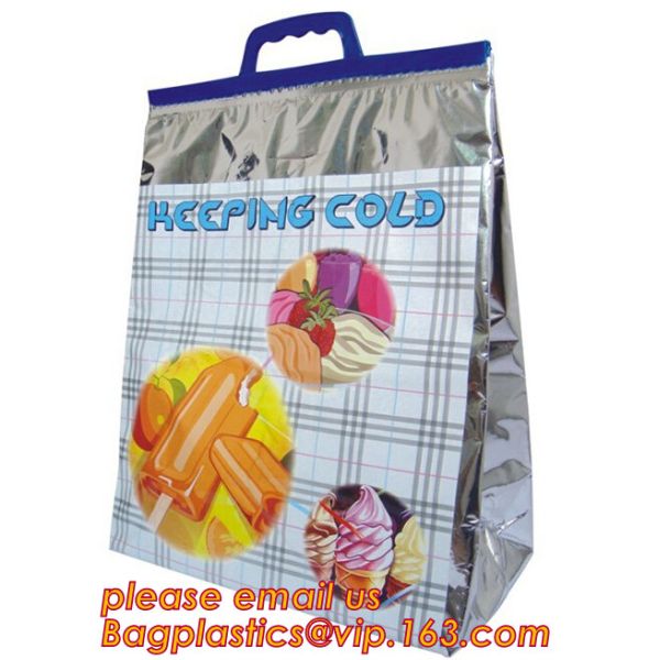 Foldable Lunch Insulated Cooler Bag Heated Food Delivery Bag Thermal Pizza Delivery Cooler Bag