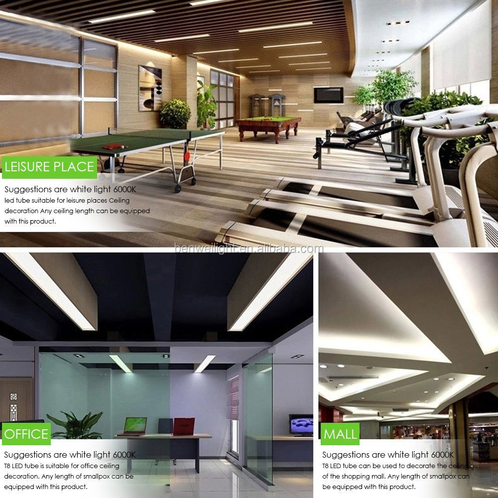 150CM T8 LED Tube Light 25W 6500K Linkable Plug And Play For Stairwell Basement