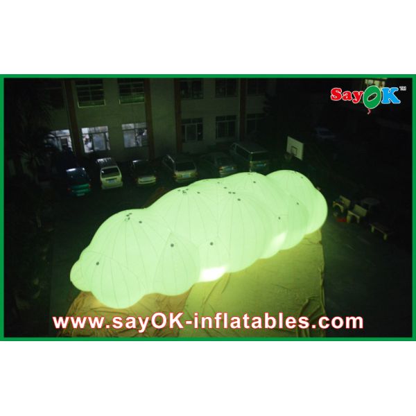 0.18mm PVC Inflatable Helium Cloud Balloon Float In the Air With LED Light