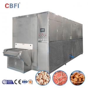China Quick Frozen Blast Freezer Machine French Fries Tunnel Iqf Freezer on sale