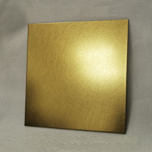 Vibration SS Sheet Bronw Black Gold Decorative Sheet For Life