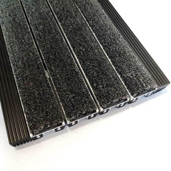 20 mm Depth Commercial Aluminium Entrance Mat Rubber Entrance Floor Mats