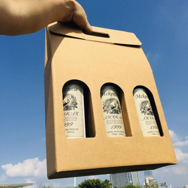 120Gsm 150Gsm 170Gsm Kraft Paper Wine Bags Glitter Gift Wrapping Paper Bags