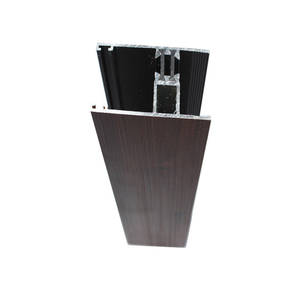 Aluminum Aluminum Profile Accessories , Wood Grain / Anodized Aluminium Profiles