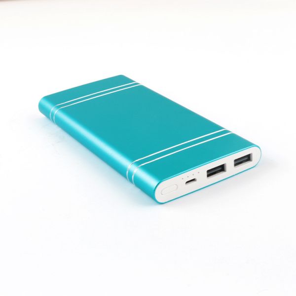 2400mah 3000mah 18650 Li Ion Portable Battery Charger Metal Power Bank