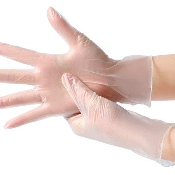 Powder Free Powdered Disposable Vinyl Gloves S M L XL Size