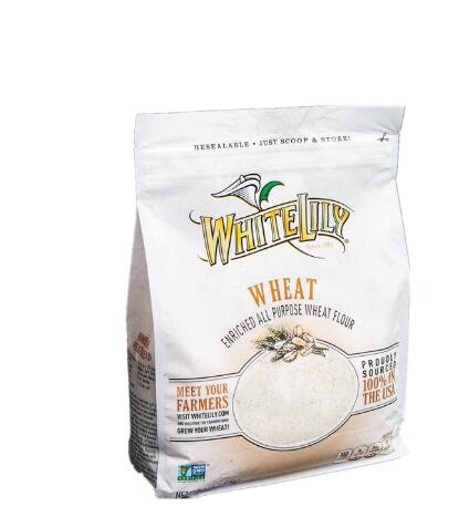 Moisture-Proof Food Grade Custom Design Kraft Paper Bags For Flour Packaging 1 Kg