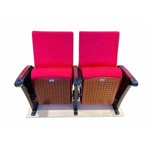 Quality 580mm Aluminum Conference Hall Chairs With Tablet for sale