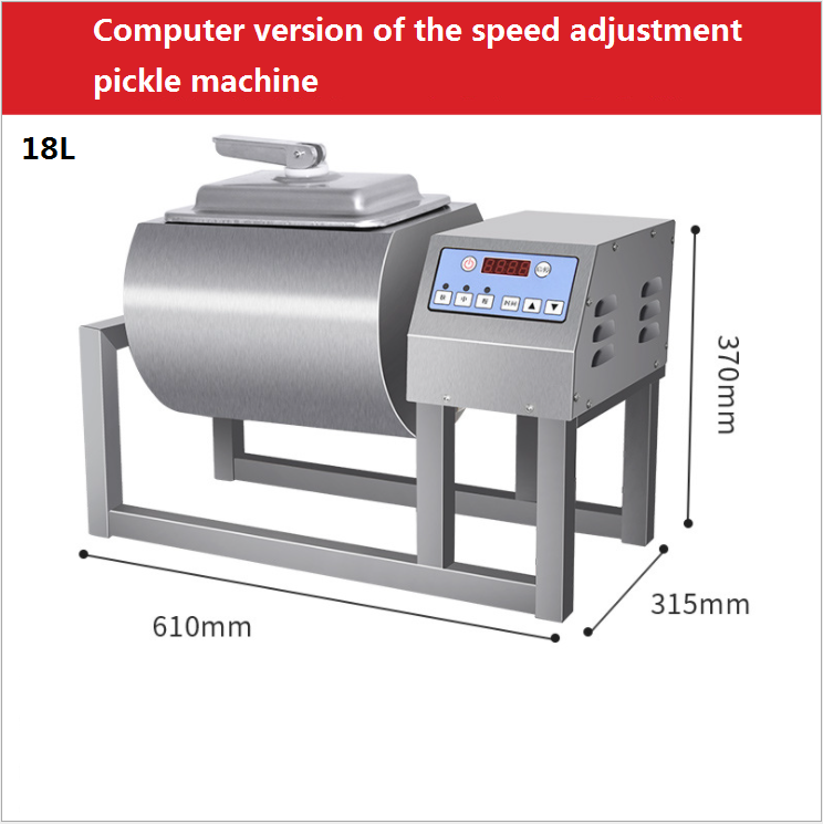 30W Food Processing Machine Small Capacity Fully Automatic Chicken And Beef Vacuum Pickling Machine