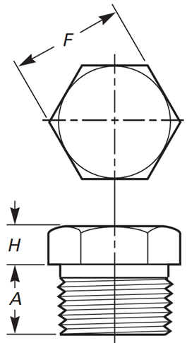 Carbon Steel Threaded Hex Head Plug , High Pressure Carbon Steel Weld Fittings
