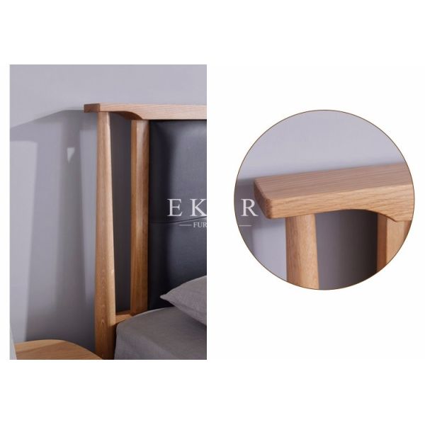 Nordic Style Bed Frame King Size Adult Loft Bed