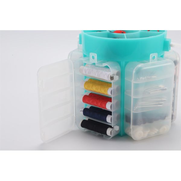 diy box sewing kit set 210 PCS Plastic Basket Large Size Household Sewing Kit Needle And Thread Tools