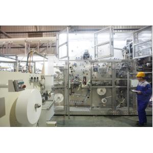 Buy cheap HMI Interface Touch Screen 280mm Sanitary Napkin Automatic Machine from wholesalers