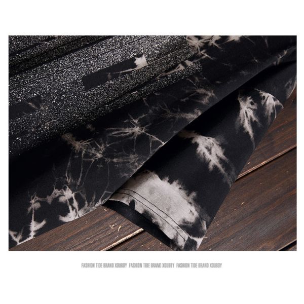 120-250gsm Summer Unisex Oversized T Shirt Tie Dye Short Sleeve Men′S Hip Hop Tee