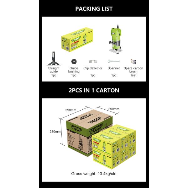 520W Laminate Trimmer Wood hand Electric Sander edge router edging tool machine countertop