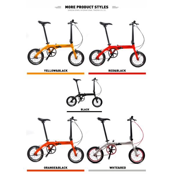 Crius Most Popular 14 Inch Foldable Exercise Road Bike Lightweight And Easy To Carry