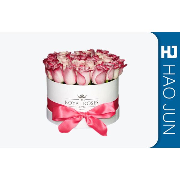 Wholesale Beautiful Round Cylinder Cardboard Paper Flower Gift Box For Flowers