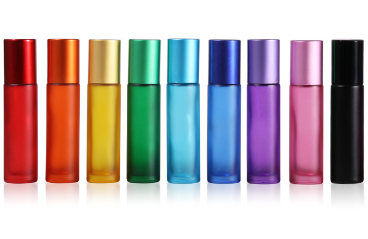 Refillable Perfume Rollerball 5ml 7ml 8ml 10ml Frosted Glass Bottle