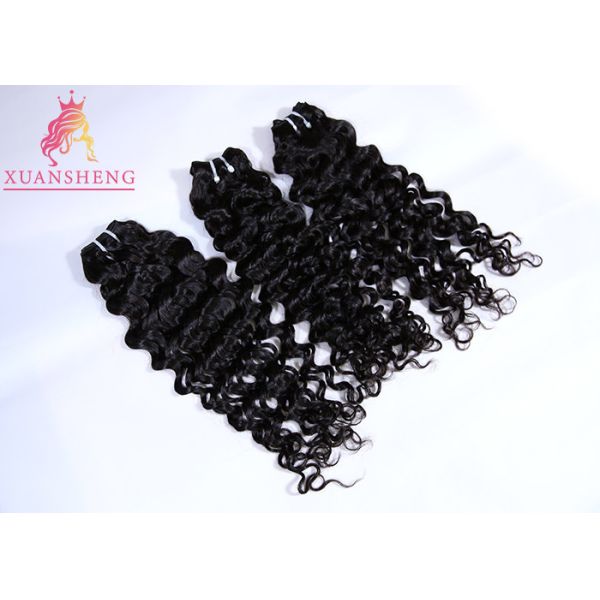 Virgin Brazilian Curly Human Cuticle Aligned Hair Extensions 100G Bundles