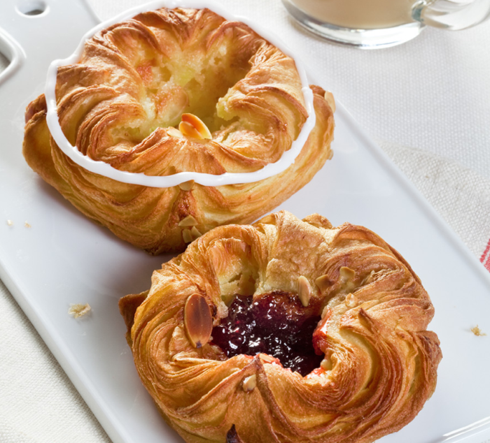 Configured Various Fillers Sausage Roll Machine With 2 Freezing Tunnels For Filled Pastry