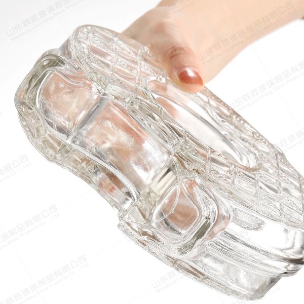 Rubber Stopper Sealing Type Large Crystal Wine Decanter for Whisky Xo Glass Bottle