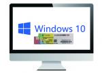 Microsoft Windows 10 Pro License COA Sticker German Language 64bit