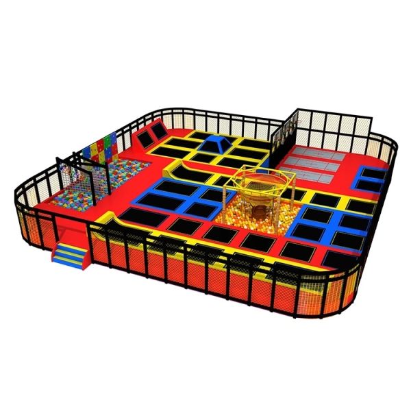 Residential Area Children Foam Trampoline Fun Park