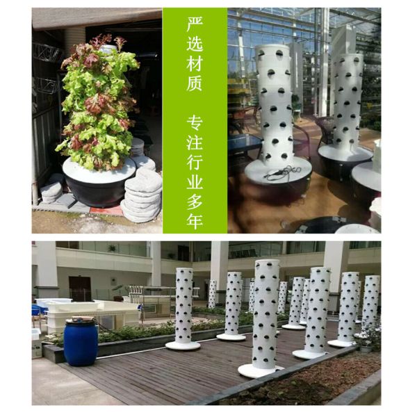 Hydroponic Growing System Garden Farm Greenhouse Vertical Tower Planter