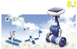 Educational Solar Robots 6 In 1 , DIY Robot Kit For Kid Present