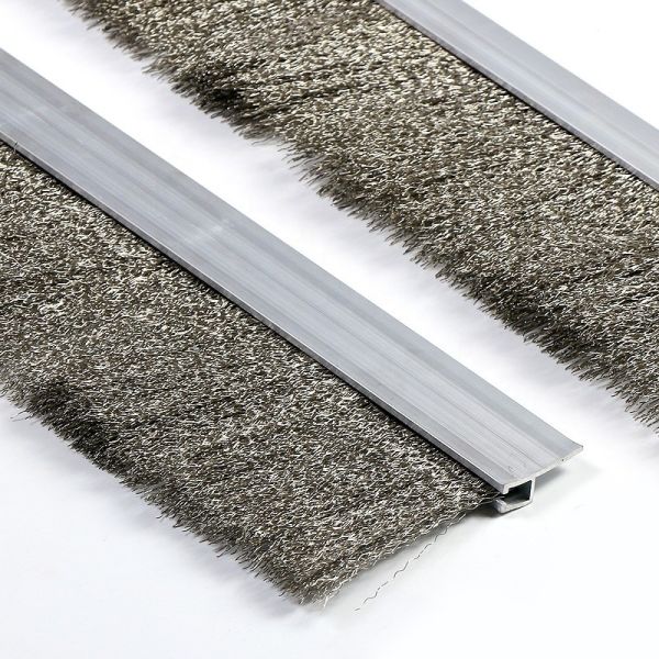 Stainless Steel Wire Polishing Industrial Brush Strip Weatherproof ODM