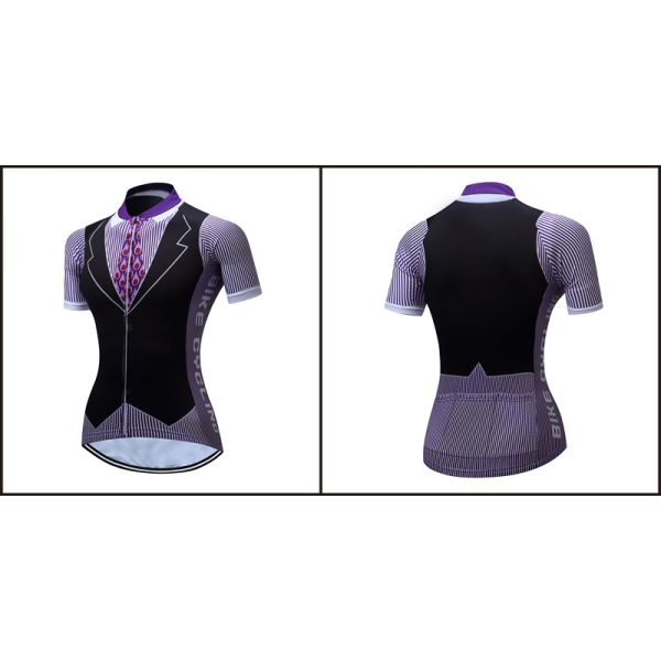 Female Mountain Bike Riding Jersey Short sleeved Cycling Gravel Jersey