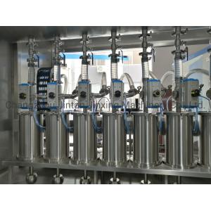 Quality 6 Nozzle Sauce Bottle Filling Machine 40BPM 100-1000ml for sale