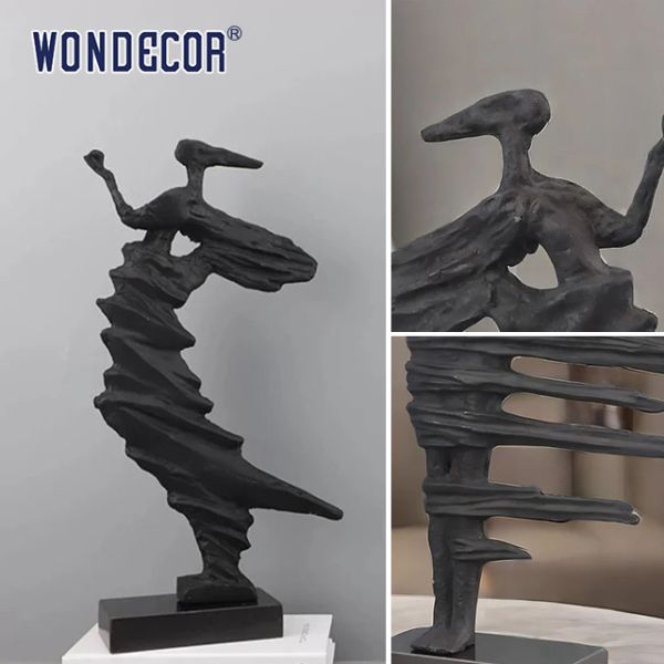 Small Indoor Abstract Metal Art Ornaments And Bronze Sculptures Of People