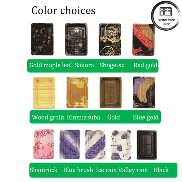 Food Japanese Style Disposable Sushi Trays Factory Direct Pricing Standard Samples Free