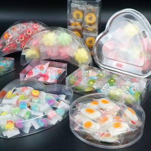 Quality PET Plastic Chocolate Strawberry Gift Boxes Clear Folding Candy 0.20mm for sale