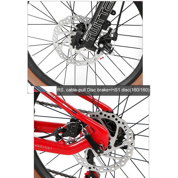 20inch Carbon Fiber Mountain Bike SHIMANO EF500 21 Speed With Disc Brake