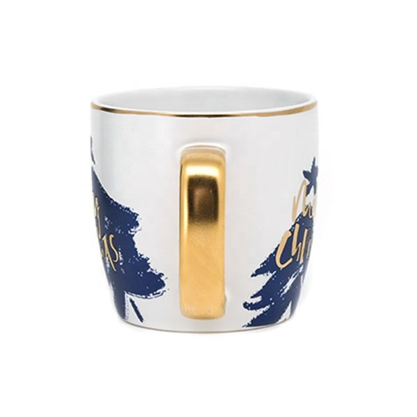 Custom Sublimation Mugs Coffee Camp Outdoor Christmas Ceramic Mug With Logo DW-01A04