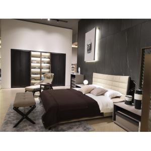 Italy design furniture Villa house King Bed made by China factory used Oak wood