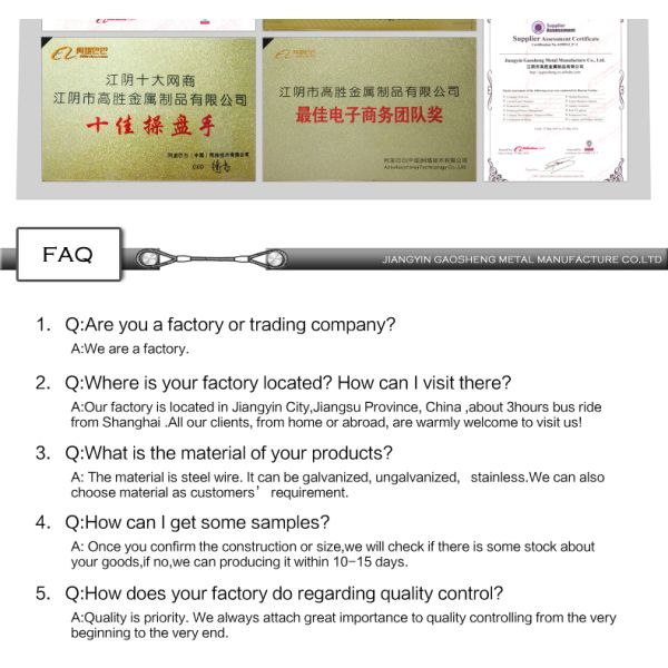 4mm-6mm High Power Wire Cable For Gym Equipment Steel Wire Rope