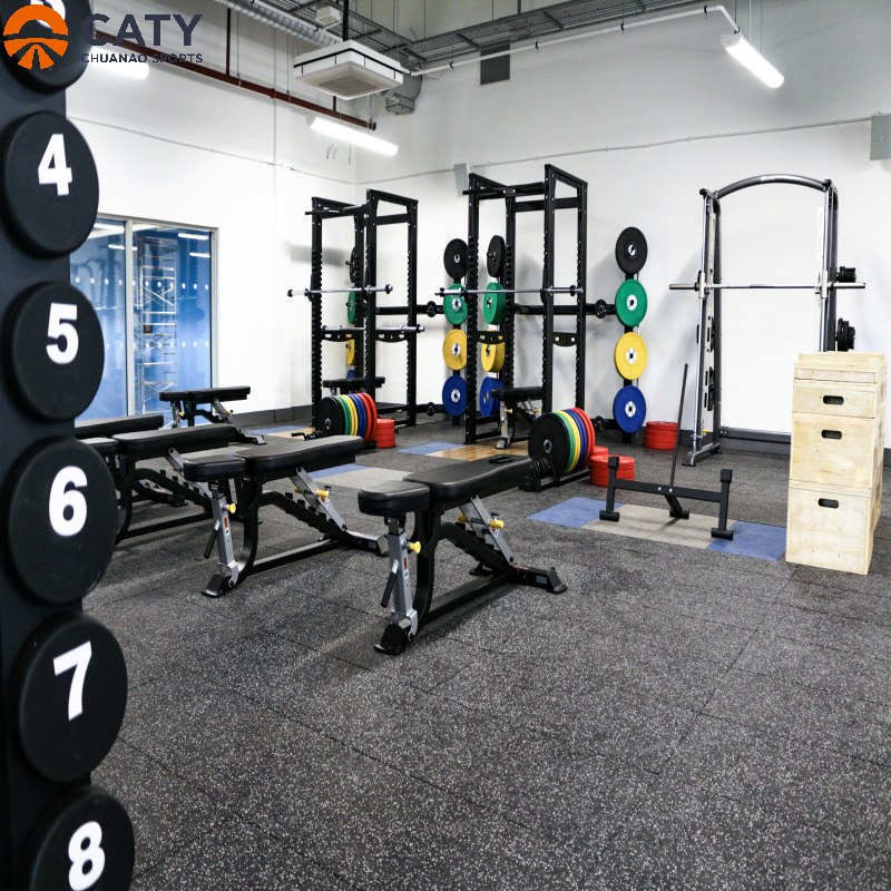 Antibacterial Sports Rubber Floor EPDM Waterproof Durable For Gym