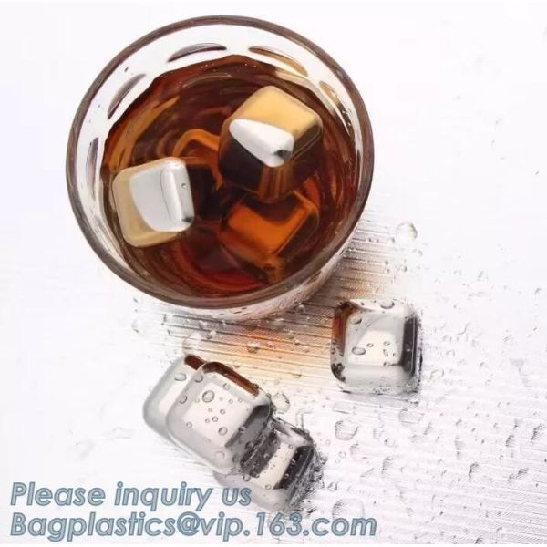 stainless steel whisky stones free sample reusable metal ice cubes, Stainless Steel Whiskey Chilling Rocks Ice Cube Whis