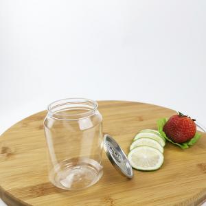 China PLA 250ml Clear Water Bottles with Easy Pull Cover Food Water Beverage on sale