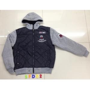 Quality SFD002 Men's knitting with woven jacket coat stock for sale